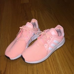 Pink adidas shoes